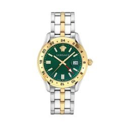 Versace Greca Silver Gold GMT Authentic Store Quality