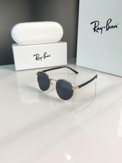 Rayban gold black reverse 22