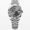 Rolex Date Just 41 Silver Grey Dial Semi ETA