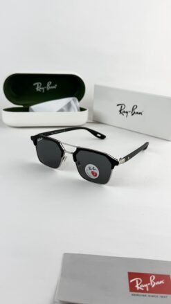 RAYBAN SILVER BLACK 04
