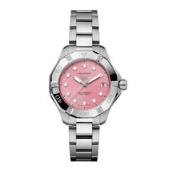 Tag Heuer Aquaracer Solargraph Silver Pink For Her