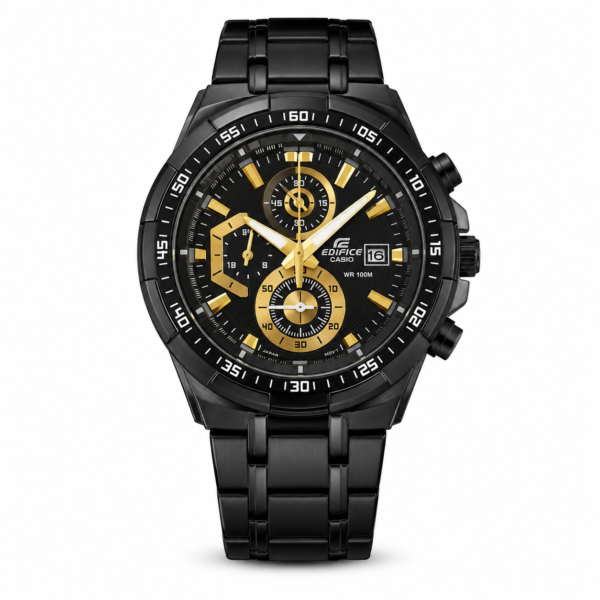 Edifice Full Black Metal Watch