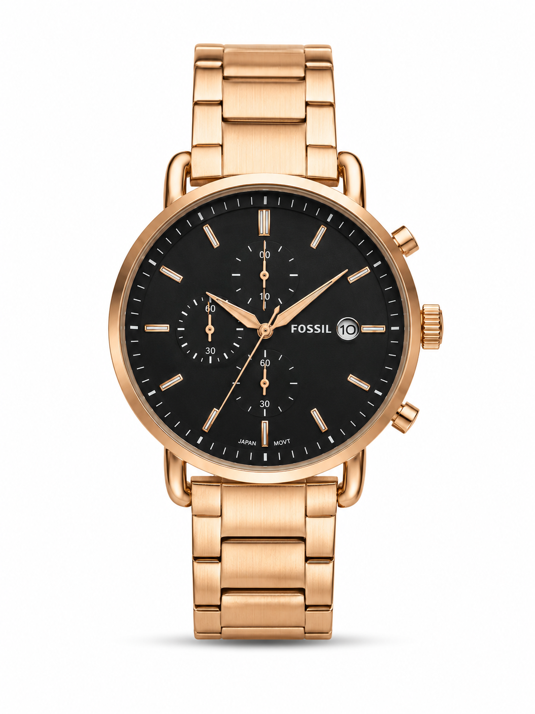 FOSSIL COMMUTER STAINLESS STEEL PREMIUM WATCH