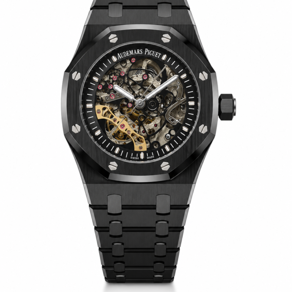 Audemars Piguet Skeleton AP Royal Oak Black Skeleton Metal