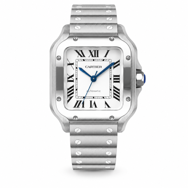 CARTIER SANTOS DE STAINLESS STEEL PREMIUM WRIST WATCH